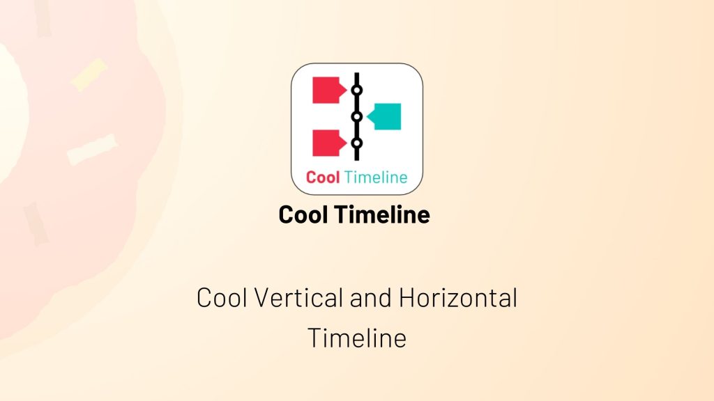 Cool vertical & horizontal timeline layouts