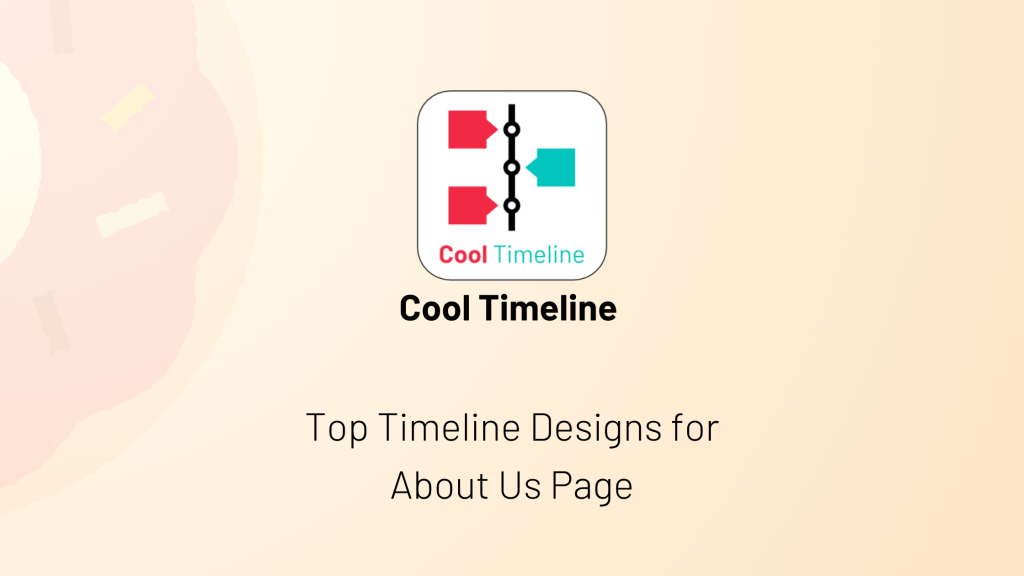 Top timeline designs for About us page